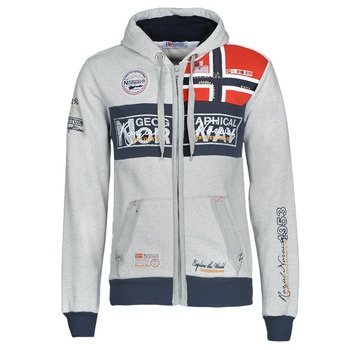 Textiel Heren Sweaters / Sweatshirts Geographical Norway FLYER Grijs / Gevlekt