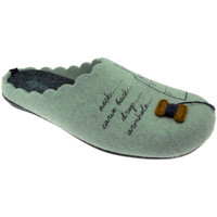 Schoenen Dames Leren slippers Riposella RIP4568ce Blauw