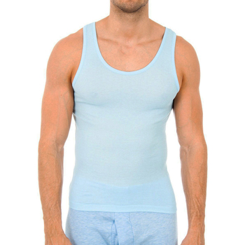Textiel Heren T-shirts korte mouwen Abanderado 0980-CELESTE Blauw