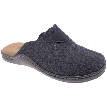 Schoenen Heren Leren slippers Uomodue UD9906bl Blauw