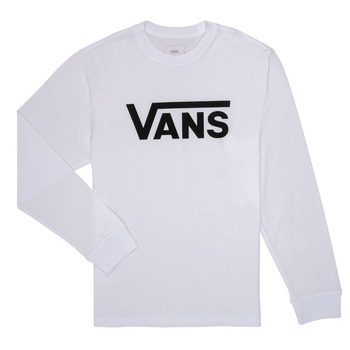 Textiel Kinderen T-shirts met lange mouwen Vans BY VANS CLASSIC LS Wit