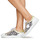 Schoenen Dames Lage sneakers Philippe Morvan FURRY Wit / Luipaard / Glitter