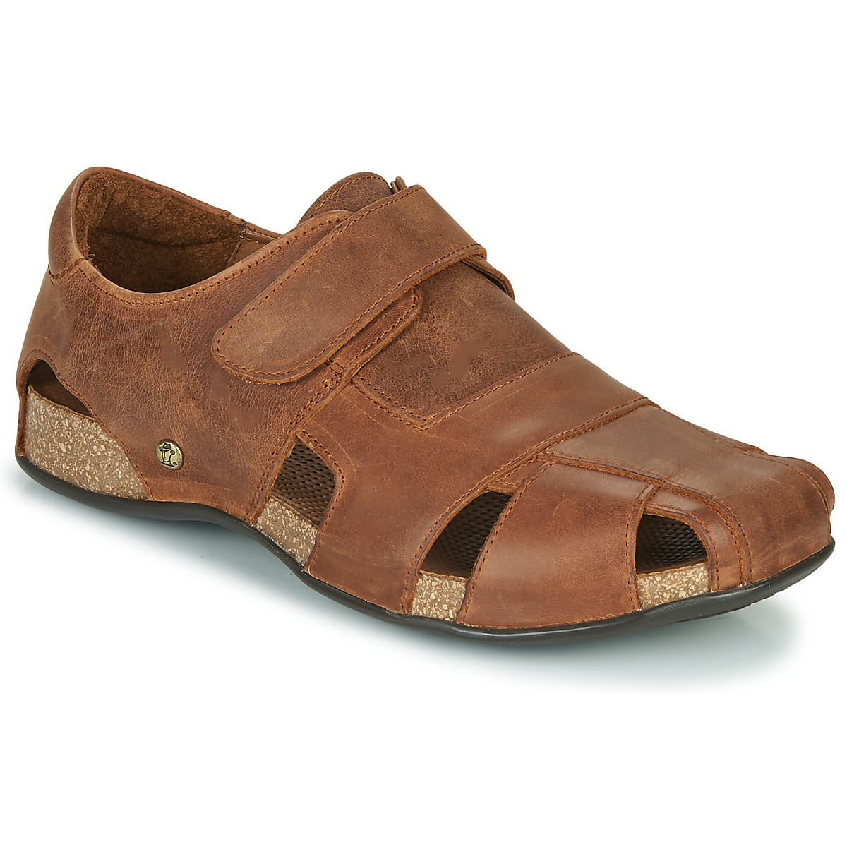 Panama Jack FLETCHER BASICS C5 - Volwassenen Heren sandalen - Kleur: Cognac - Maat: 42