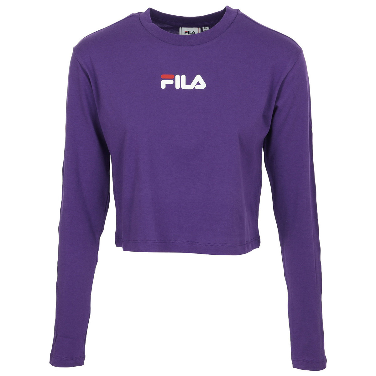 Textiel Dames T-shirts korte mouwen Fila Reva Cropped T-Shirt Violet