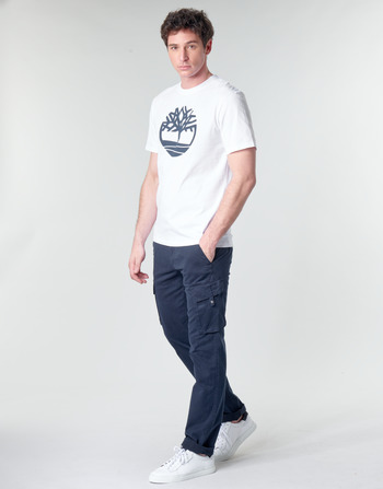 Timberland SS KENNEBEC RIVER BRAND TREE TEE Wit