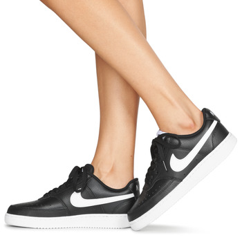 Nike COURT VISION LOW Zwart / Wit