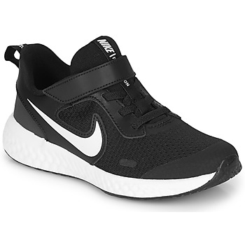 Schoenen Kinderen Allround Nike REVOLUTION 5 PS Zwart / Wit