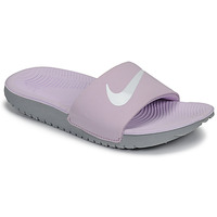 Schoenen Meisjes slippers Nike KAWA Roze / Wit