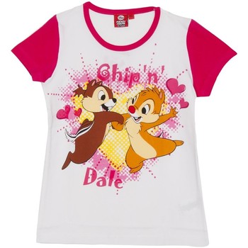 Textiel Meisjes T-shirts korte mouwen Disney WD26120-FUCSIA Roze