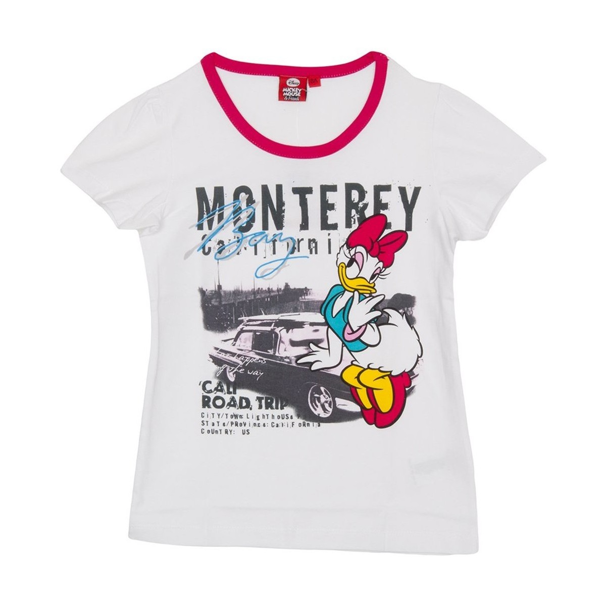 Textiel Meisjes T-shirts korte mouwen Disney WD26120-BLANCO Wit