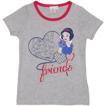 Textiel Meisjes T-shirts korte mouwen Disney WD26121-GRIS Grijs