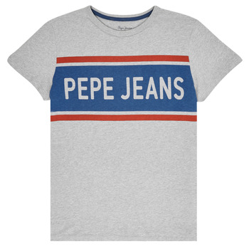 Textiel Jongens T-shirts korte mouwen Pepe jeans TALTON Grijs