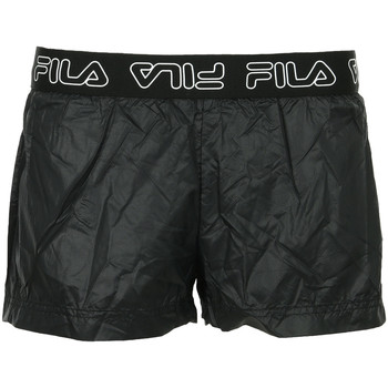 Textiel Dames Korte broeken / Bermuda's Fila Amal Shorts Wn's Zwart