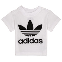 Textiel Kinderen T-shirts korte mouwen adidas Originals MAELYS Wit