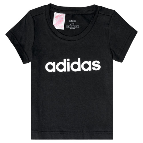 Textiel Meisjes T-shirts korte mouwen adidas Performance NATRAZ Zwart