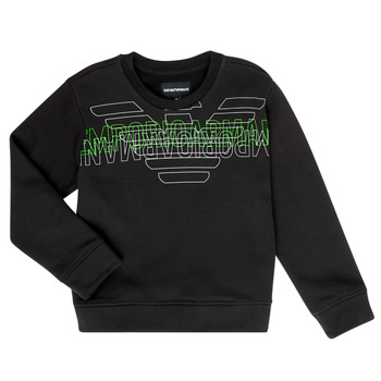 Textiel Jongens Sweaters / Sweatshirts Emporio Armani Austin Zwart