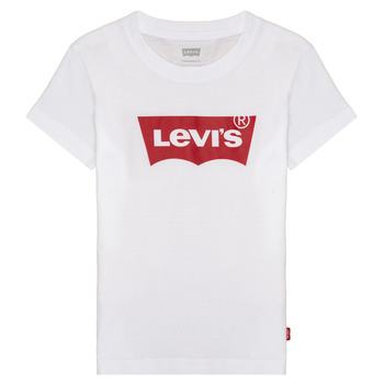Textiel Jongens T-shirts korte mouwen Levi's BATWING TEE Wit
