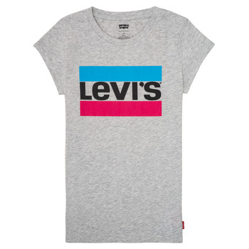 Textiel Meisjes T-shirts korte mouwen Levi's SPORTSWEAR LOGO TEE Grijs