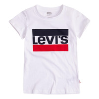 Textiel Meisjes T-shirts korte mouwen Levi's SPORTSWEAR LOGO TEE Wit