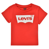 Textiel Jongens T-shirts korte mouwen Levi's BATWING TEE Rood