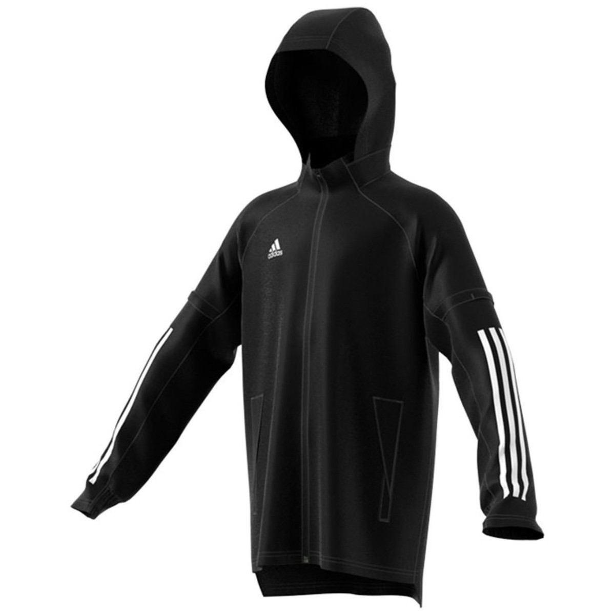 Textiel Jongens Jacks / Blazers Adidas Sportswear  Zwart