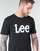 Textiel Heren T-shirts korte mouwen Lee LOGO TEE SHIRT Zwart