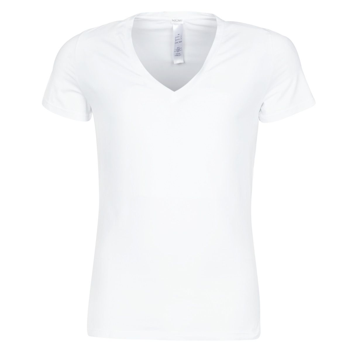 HOM Supreme Cotton tee-shirt (1-pack) - heren T-shirt V-hals - wit -  Maat: S