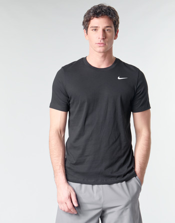 Textiel Heren T-shirts korte mouwen Nike M NK DRY TEE DFC CREW SOLID Zwart / Wit