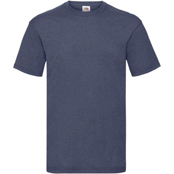 Textiel Heren T-shirts korte mouwen Fruit Of The Loom 61036 Blauw