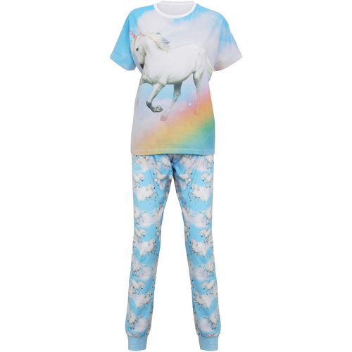 Textiel Dames Pyjama's / nachthemden Christmas Shop Unicorn Blauw