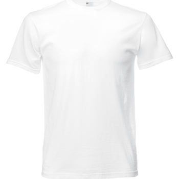 Textiel Heren T-shirts korte mouwen Universal Textiles 61082 Wit
