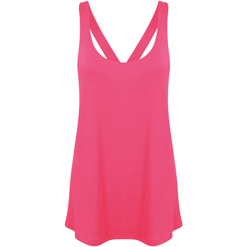 Textiel Dames Mouwloze tops Skinni Fit Workout Rood