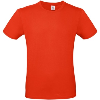 Textiel Heren T-shirts met lange mouwen B And C TU01T Rood