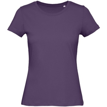 Textiel Dames T-shirts met lange mouwen B And C TW043 Violet