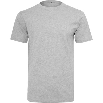 Textiel Heren T-shirts met lange mouwen Build Your Brand BY004 Grijs