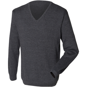 Textiel Heren Sweaters / Sweatshirts Henbury 12 Gauge Grijs