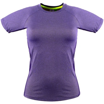 Textiel Dames T-shirts korte mouwen Tombo Teamsport Slim Fit Violet