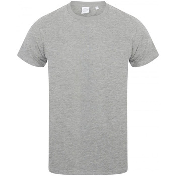 Textiel Heren T-shirts korte mouwen Skinni Fit SF122 Grijs