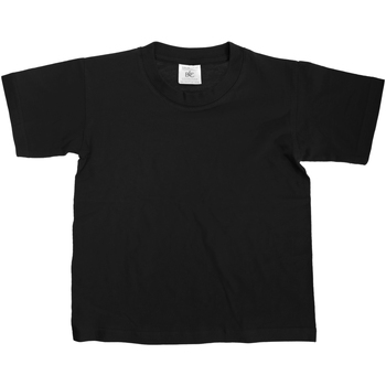 Textiel Kinderen T-shirts korte mouwen B And C Exact Zwart