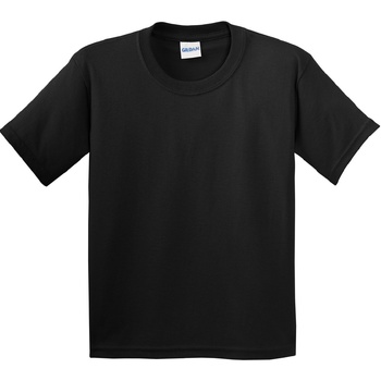 Textiel Kinderen T-shirts korte mouwen Gildan 64000B Zwart