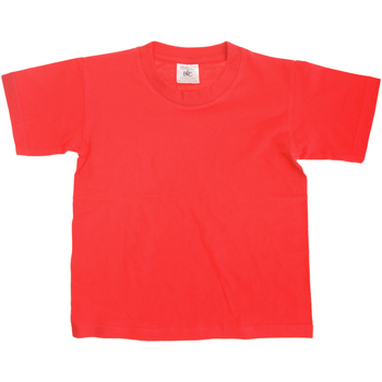 Textiel Kinderen T-shirts korte mouwen B And C Exact Rood