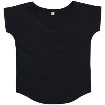 Textiel Dames T-shirts met lange mouwen Mantis M147 Zwart