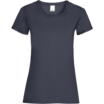 Textiel Dames T-shirts korte mouwen Universal Textiles 61372 Blauw