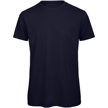 Textiel Heren T-shirts met lange mouwen B And C TM042 Blauw