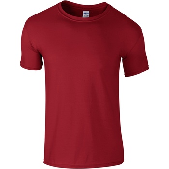 Textiel Heren T-shirts korte mouwen Gildan Soft-Style Rood