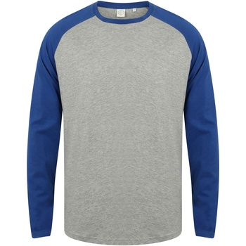 Textiel Heren T-shirts met lange mouwen Skinni Fit SF271 Blauw