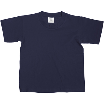Textiel Kinderen T-shirts korte mouwen B And C TK300 Blauw