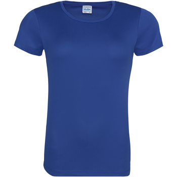 Textiel Dames T-shirts met lange mouwen Awdis JC005 Blauw