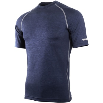 Textiel Heren T-shirts korte mouwen Rhino RH002 Blauw