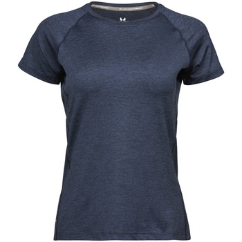 Textiel Dames T-shirts korte mouwen Tee Jays Cool Dry Blauw